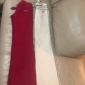 2 pairs of Bebe Sport pants